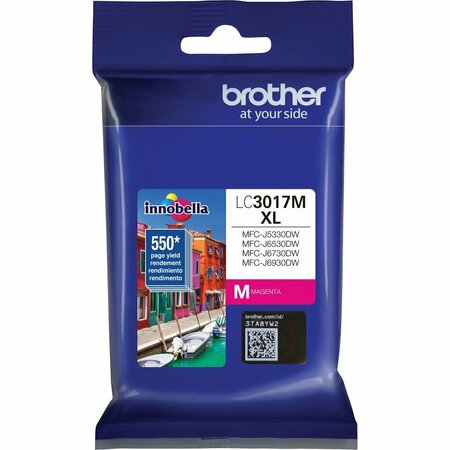 BROTHER INTERNATIONAL High Yield Magenta Ink cartridge LC3017M